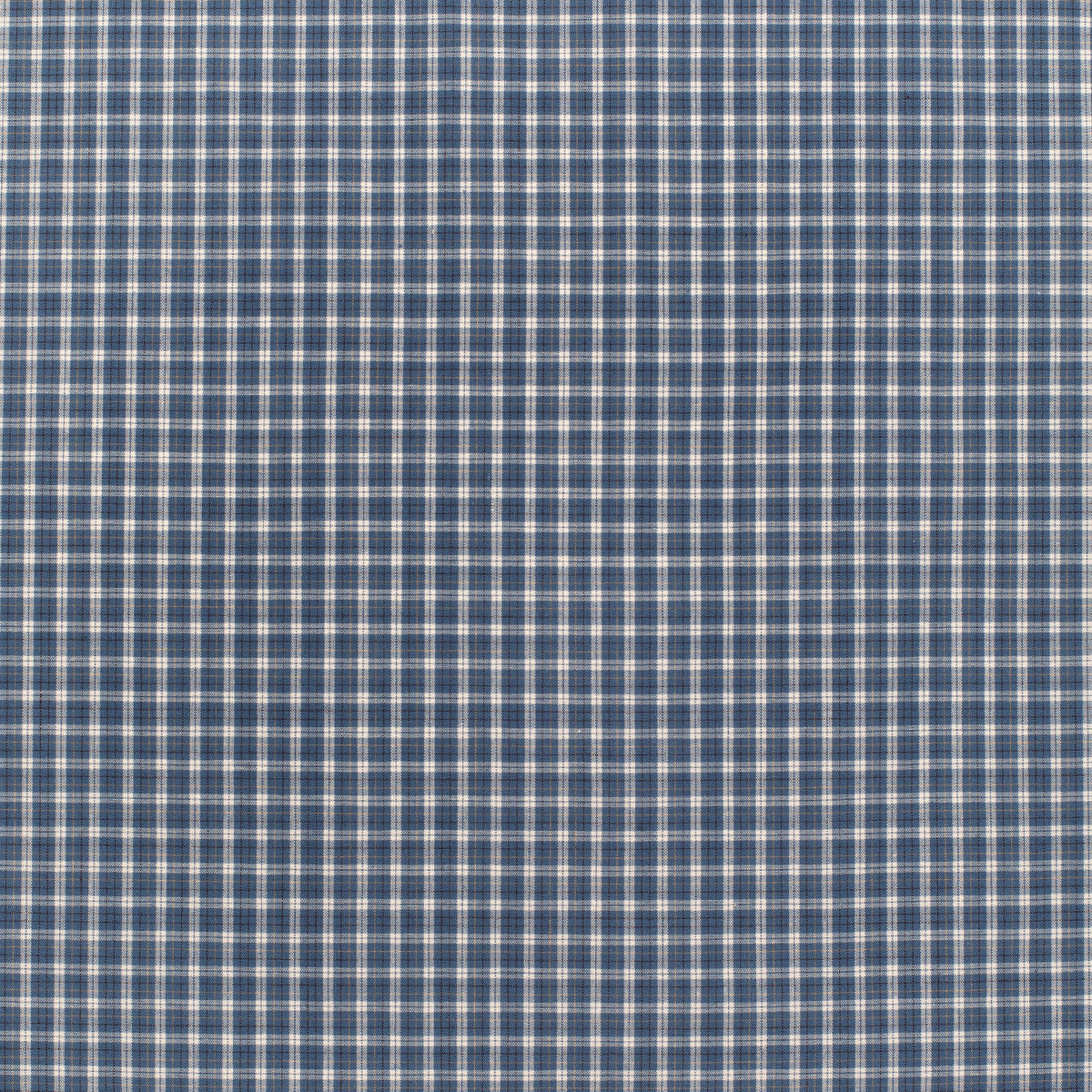 Just Country Men's Austin Full Button Workshirt -Denim Blue/ White Check MWLS2670