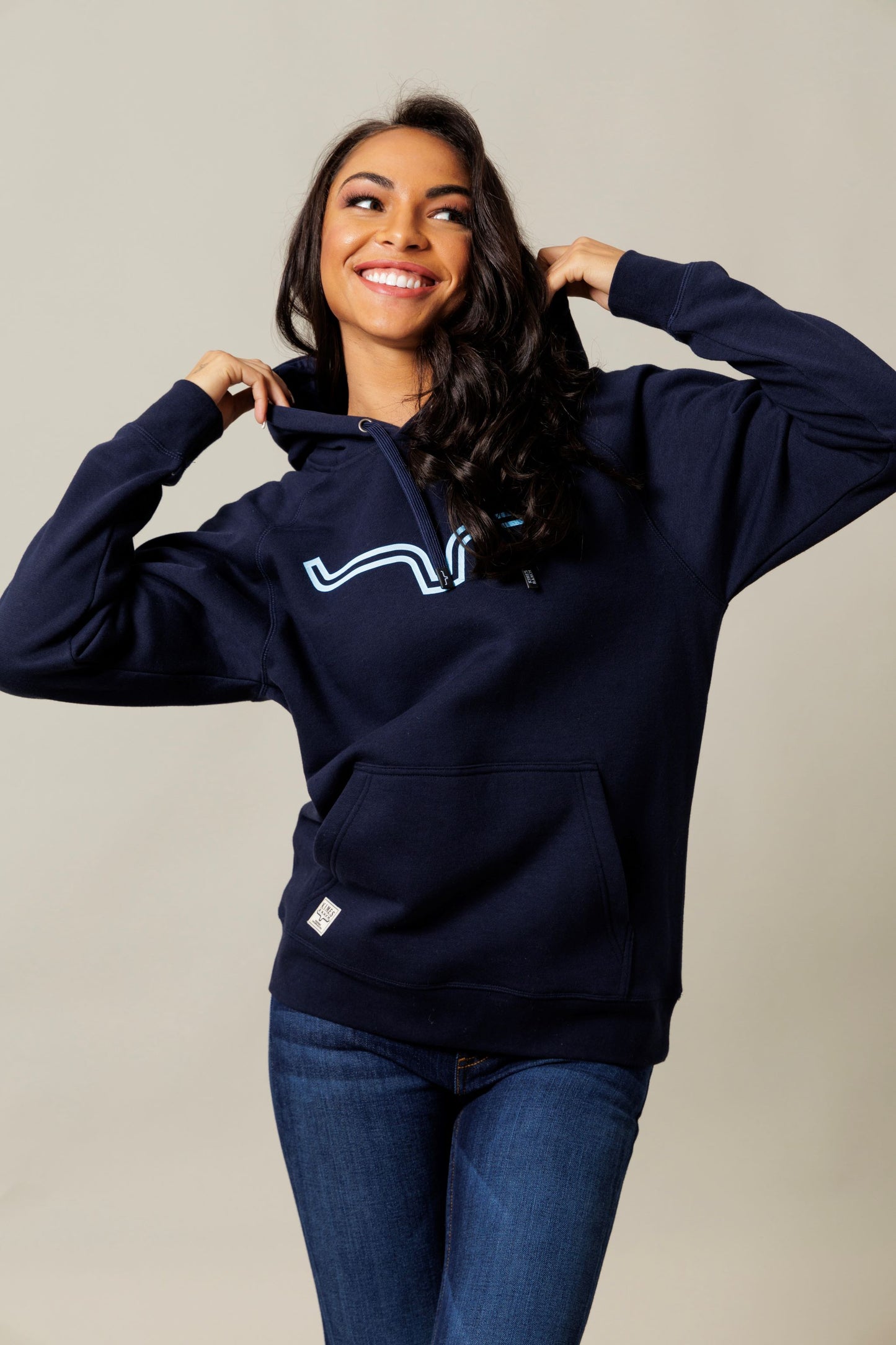 Kimes Ranch Womens Outlier Hoodie -Navy