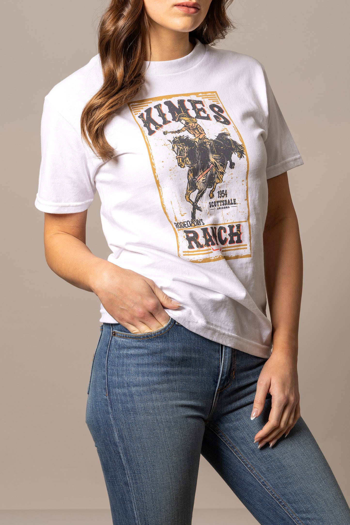 Kimes Ranch Womens Rodeo Days Tshirt - White