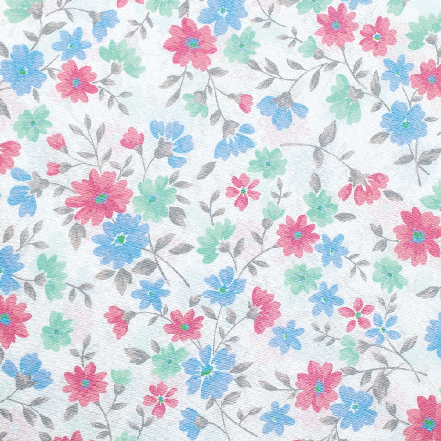 Just Country Women's Georgie Half Button Workshirt - Confetti Floral /Turquoise