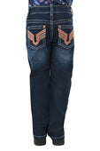 PURE WESTERN GIRLS AZTEC BOOTCUT JEAN