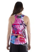 BULLZYE WMNS DISTORTED SINGLET