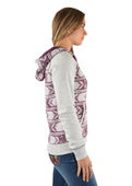 PURE WESTERN WMNS ARIANA ZIP UP HOODIE