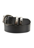 THOMAS COOK GUNMETAL TWIN KEEPER BELT