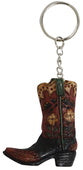PURE WESTERN BUTTERFLY & FLOWER KEYCHAIN