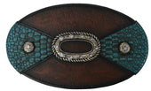 PURE WESTEN OVAL SNAKESKIN & BLING LARGE JEWELLERY BOX