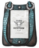 PURE WESTERN SNAKESKIN REIN FRAME 4X6