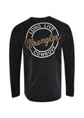 WRANGLER MENS LONG LIVE COWBOY L/S TEE