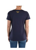 BULLZYE WMNS CODE V NECK TEE - NAVY