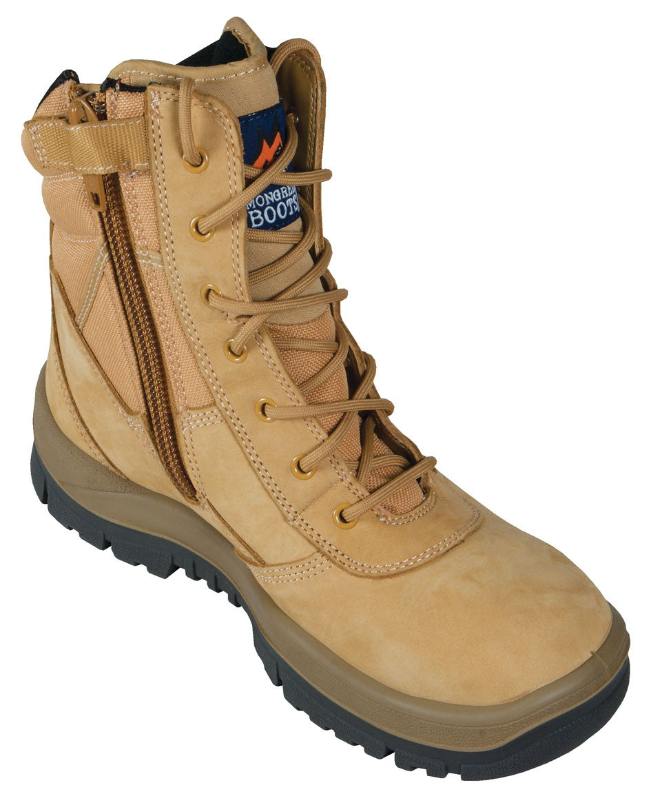 MONGREL WHEAT HI LEG ZIP STEEL CAP 251050