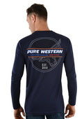 PURE WESTERN MENS RYDE L/S TEE