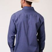 ROPER MENS AMIRILLO SHIRT PURPLE