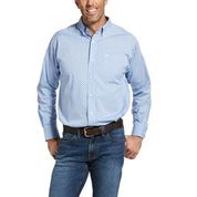 ARIAT MENS L/S SHIRT OXFORD BLUE