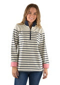 THOMAS COOK WMNS MARLOW QTR ZIP RUGBY