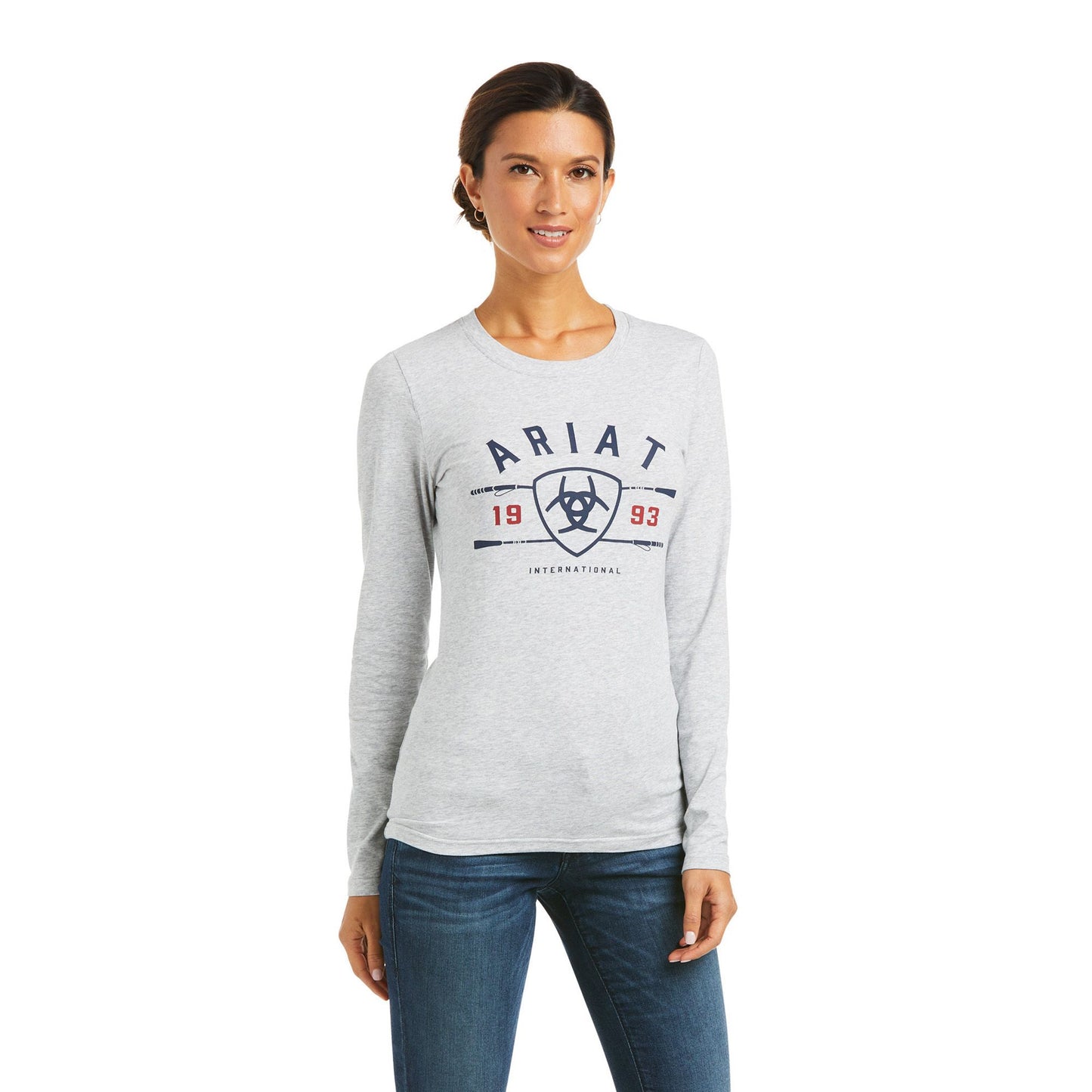 ARIAT WMNS INT'L LOGO L/S TSHIRT