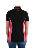 BULLZYE WMNS ARIZONA SPLICED POLO - BLACK/PINK