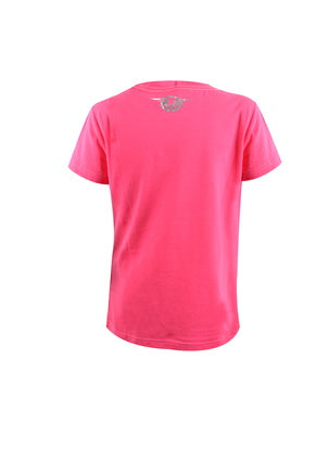 BULLZYE GIRLS HEX TEE - PINK