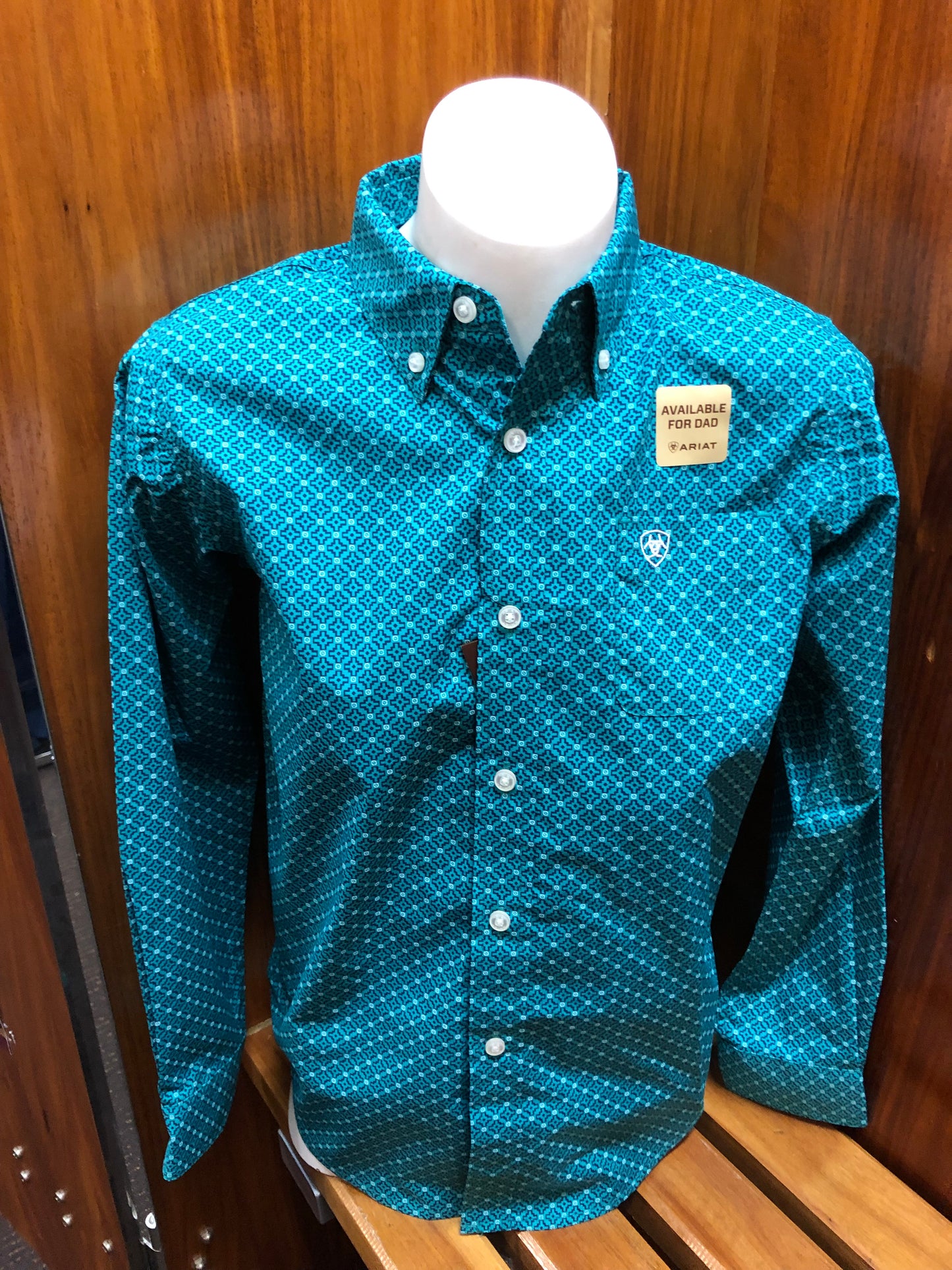 ARIAT BOYS L/S SHIRT VAVRICK