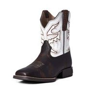 ARIAT KIDS SORTING PEN MARBLED MAHOGANY/ CLASSIC WHITE
