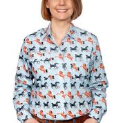 JUST COUNTRY WMNS ABBEY SHIRT WWLS2135