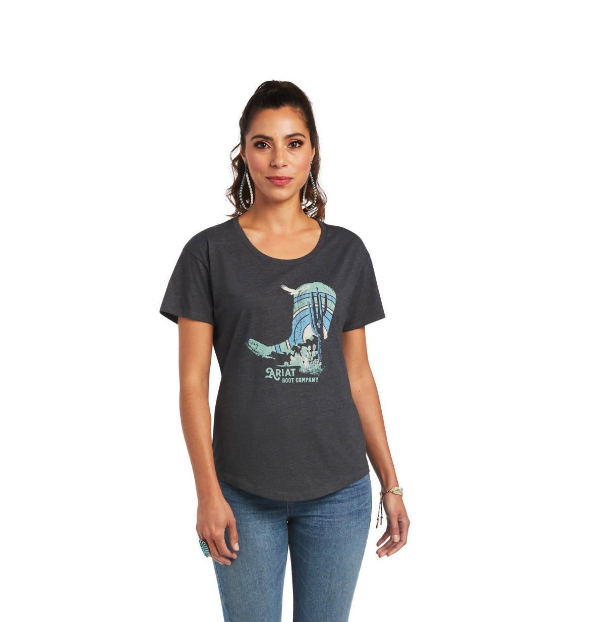 ARIAT WMNS SOARING BOOT TSHIRT