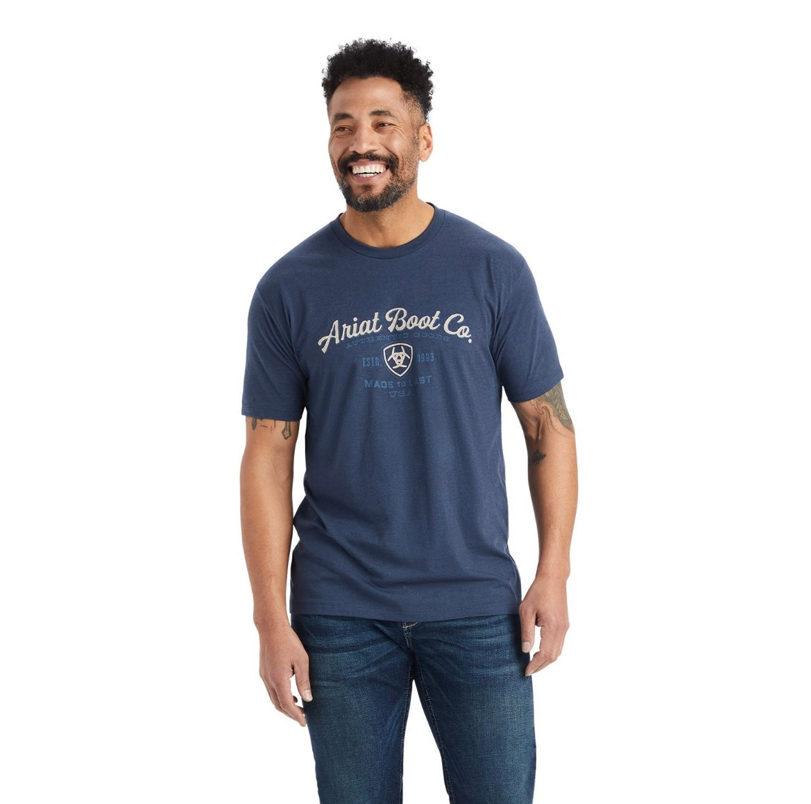 ARIAT MENS CREST TEE