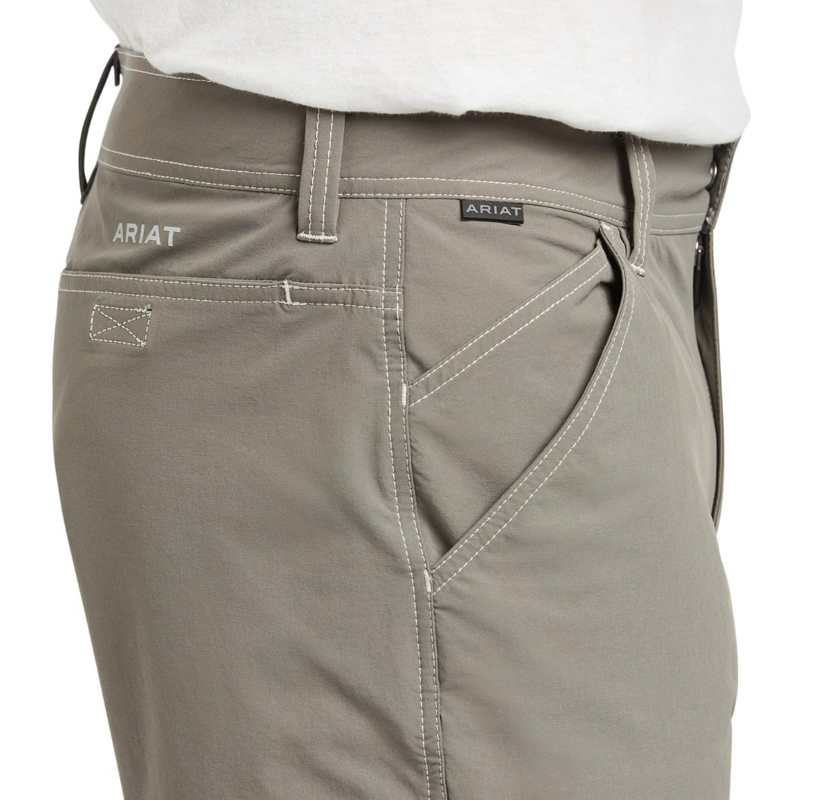 ARIAT MENS TEK SHORT CHARCOAL GRAY