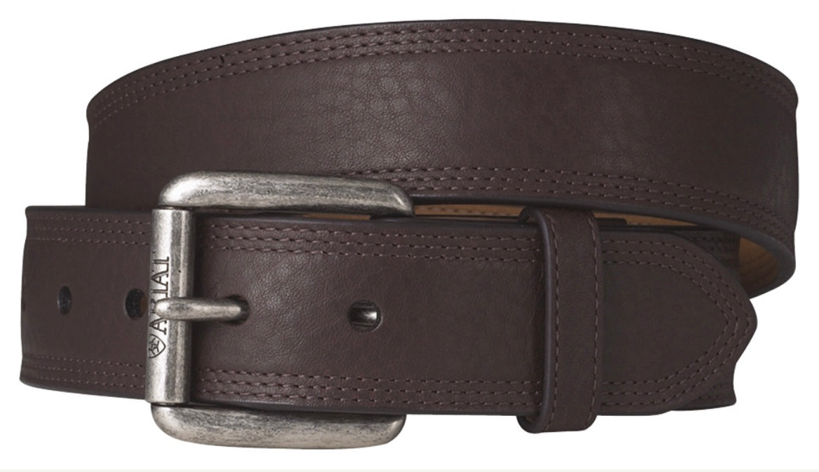 ARIAT BELT TRIPLE STITCH DARK COPPER 10004631