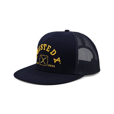Twisted X Classic High Profile Trucker Cap - Navy Yellow