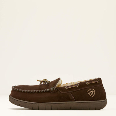 Ariat Mens Harrison Moccasin Slipper Dark Brown