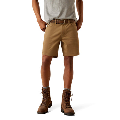 Ariat Men's Rebar Made Tough Durastretch 8" Short Field - Khaki