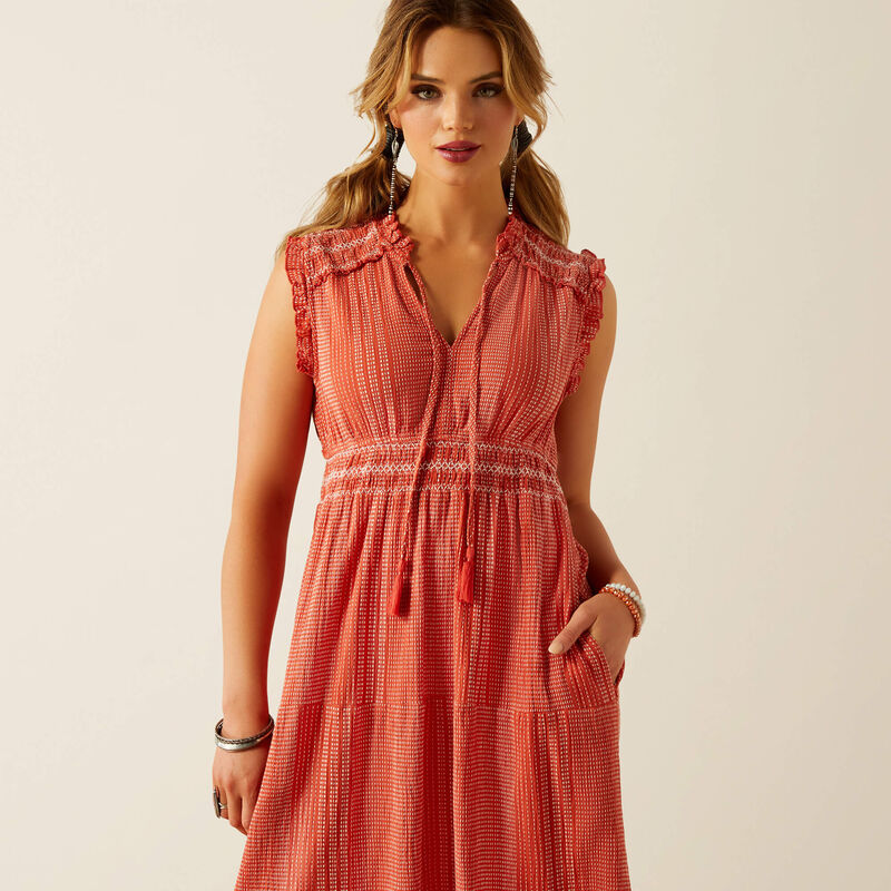 Ariat Women's Sunset State of Mind Dress - Chilli