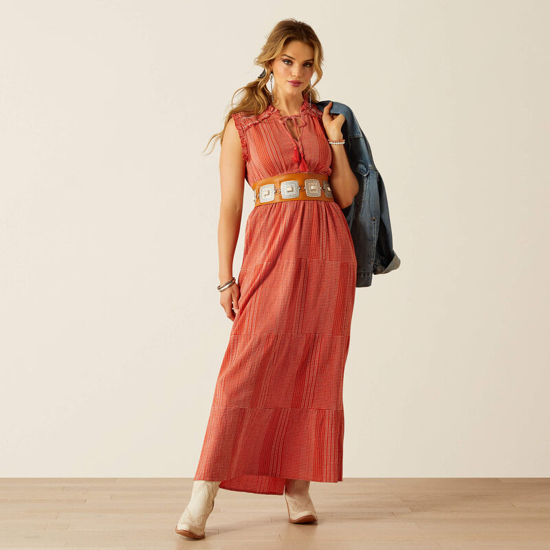 Ariat Women's Sunset State of Mind Dress - Chilli