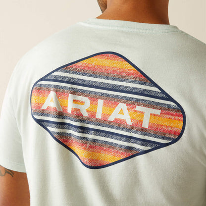 Ariat Men's Sunrise Bar T-shirt - Glacier