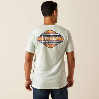 Ariat Men's Sunrise Bar T-shirt - Glacier