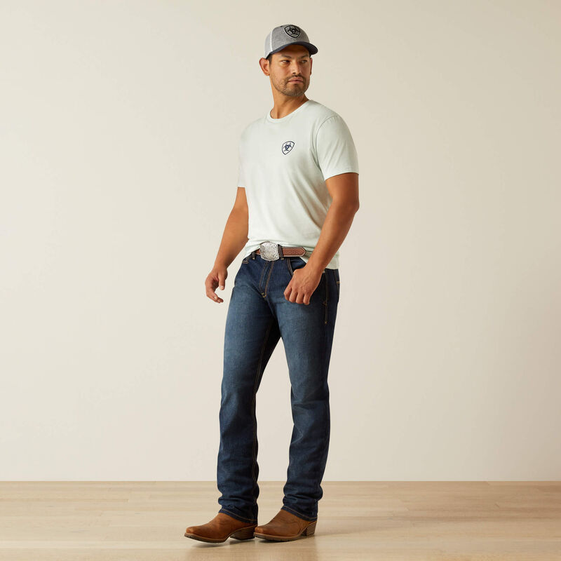 Ariat Men's Sunrise Bar T-shirt - Glacier