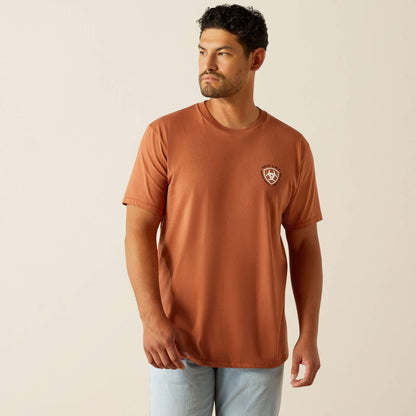 Ariat Men's Loft Simple Seal  T-shirt - Chutney