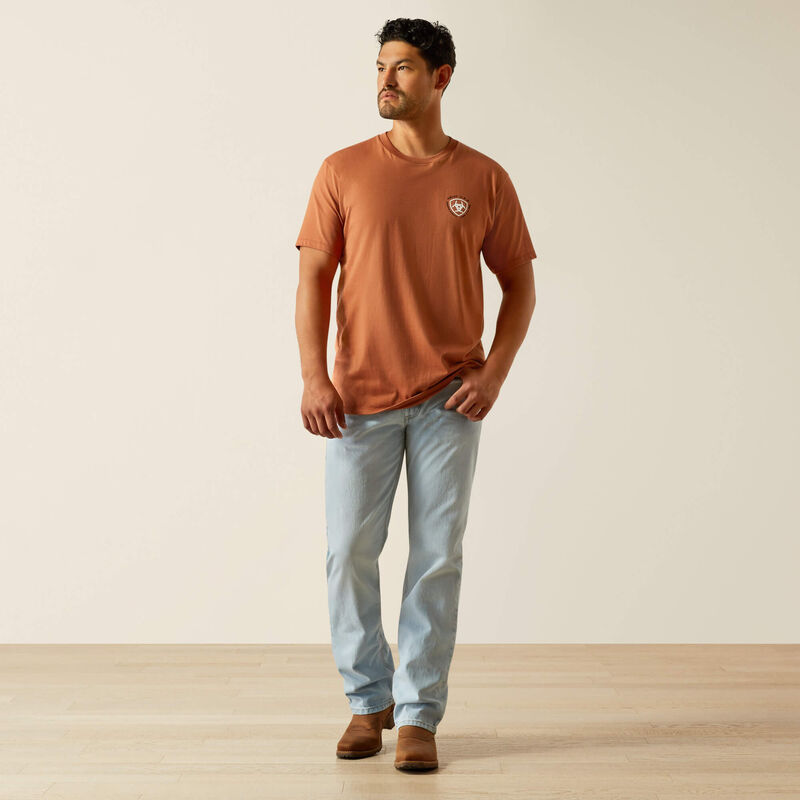 Ariat Men's Loft Simple Seal  T-shirt - Chutney