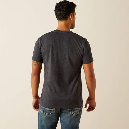 Ariat Men's MexiDigi Distressed T-shirt - Charcoal Heather