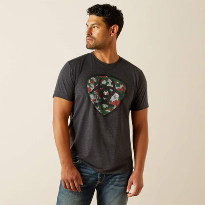 Ariat Men's MexiDigi Distressed T-shirt - Charcoal Heather