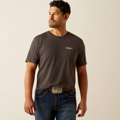 Ariat Men's Explore Circle T-shirt - Vintage Black