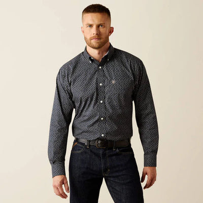 Ariat Men's Wrinkle Free Ralph Long Sleeve Shirt - Black