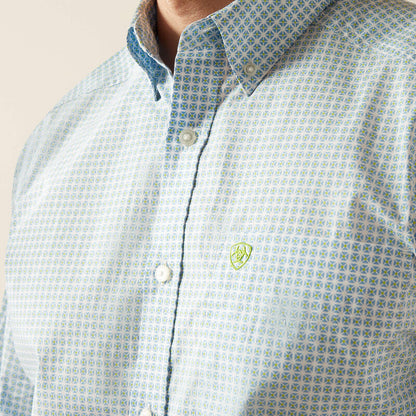 Ariat Men's Cillian Long Sleeve Shirt - Light Blue