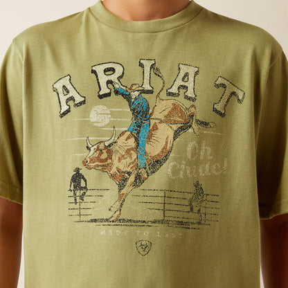 Ariat Boys Oh Chute T-shirt - Tent Green