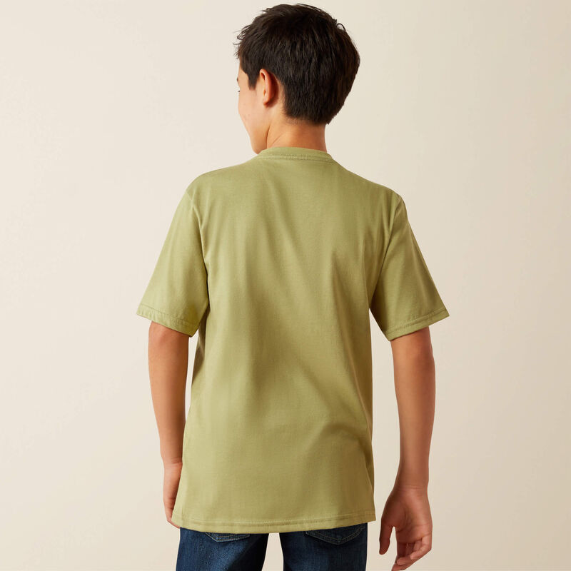 Ariat Boys Oh Chute T-shirt - Tent Green