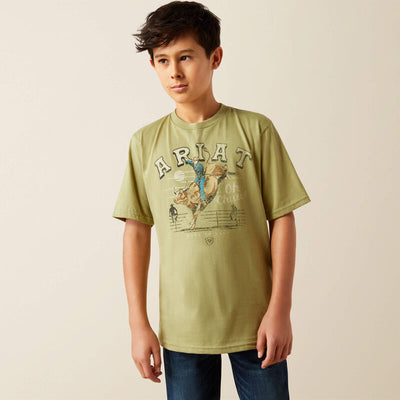 Ariat Boys Oh Chute T-shirt - Tent Green