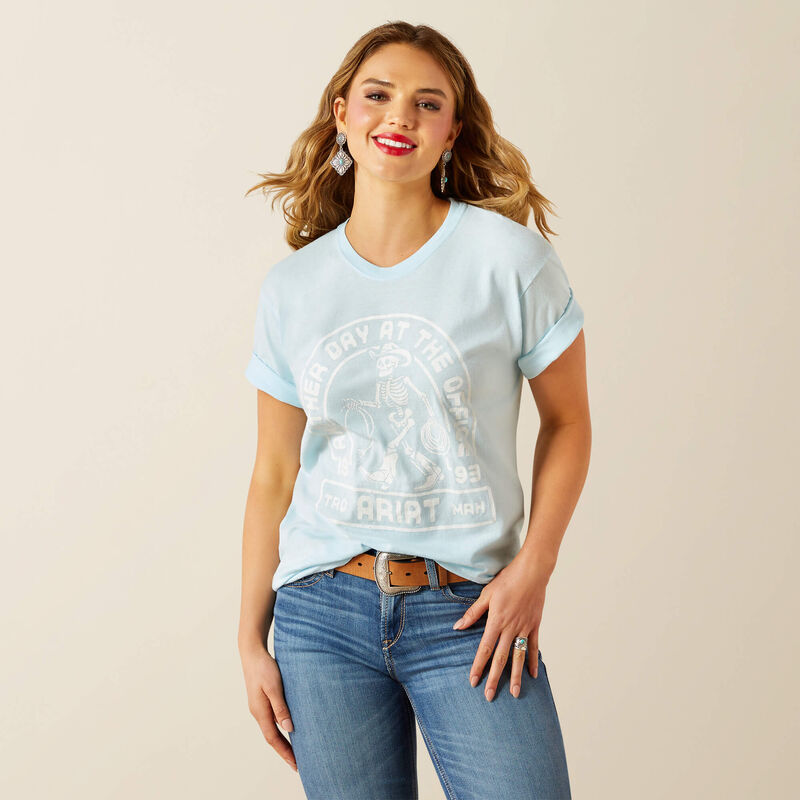 Ariat Women's Another Day Tee - Vintage Lagoon
