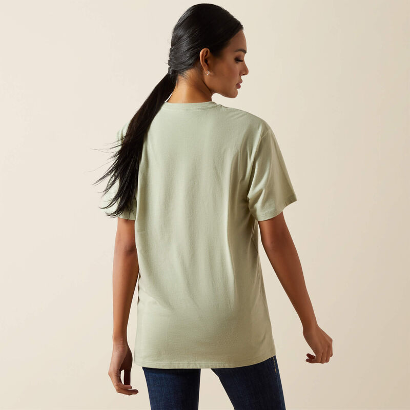 Ariat Women's Keep On Rollin Tee- Desert Sage Heather