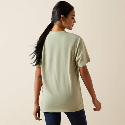 Ariat Women's Keep On Rollin Tee- Desert Sage Heather