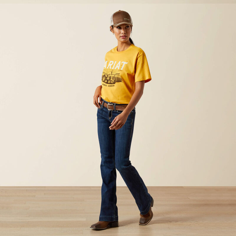 Ariat Women's Keep It Rural T-shirt - Mustard